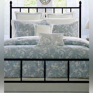 New 3 piece Harbor House Chelsea Cotton FULL / QUEEN Duvet Cover & Shams Set